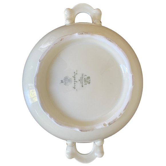 Antique CT Altwasser Ingeborg Cream Gold Rimmed Porcelain Covered Serving Dish - Picture 4 of 15